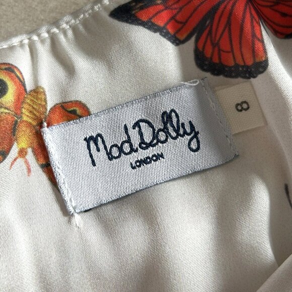 Mod Dolly Butterfly Crop Top ASO Louisa Clark - Picture 5 of 9